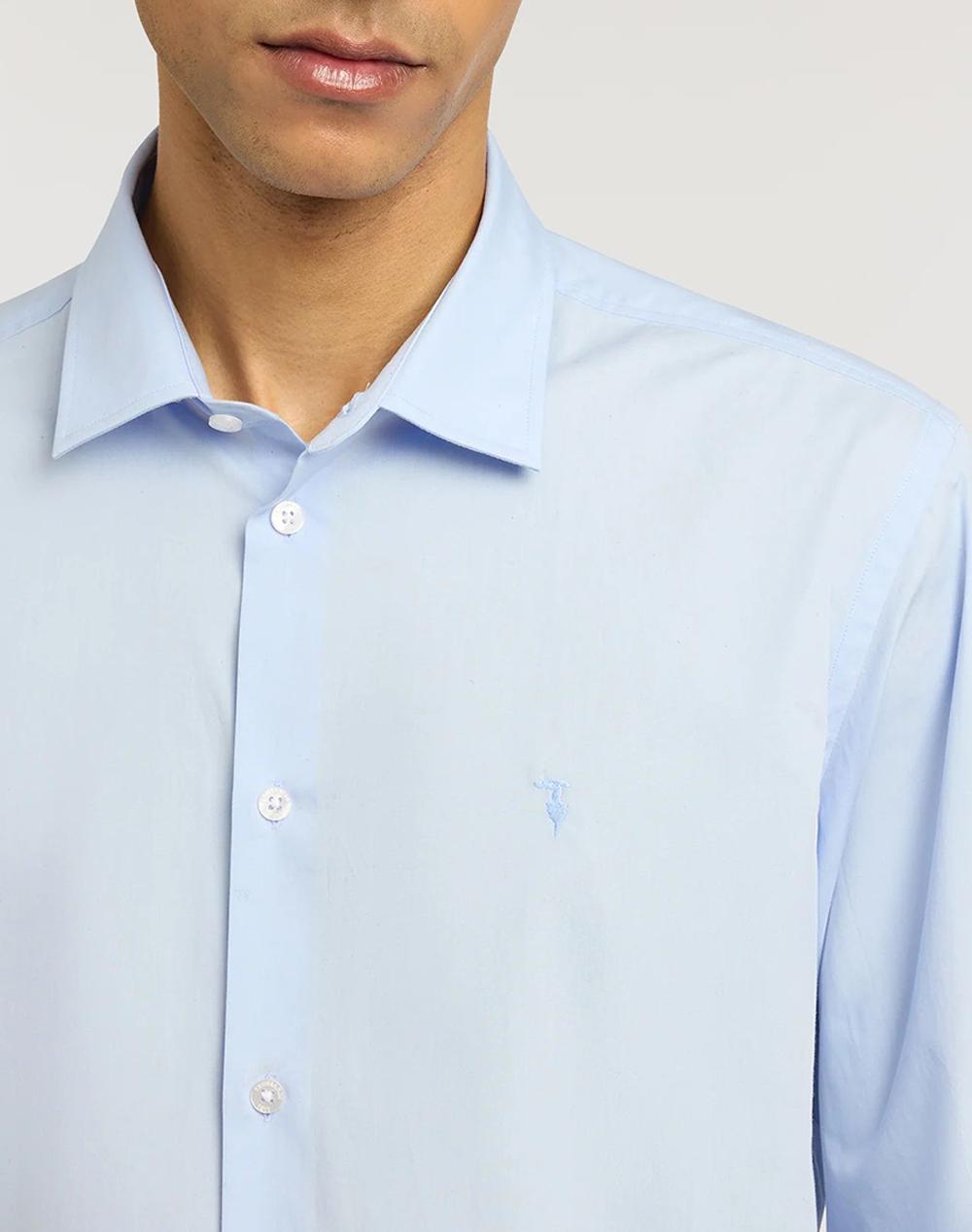 TRUSSARDI REGULAR FIT - POPELINE SHIRT
