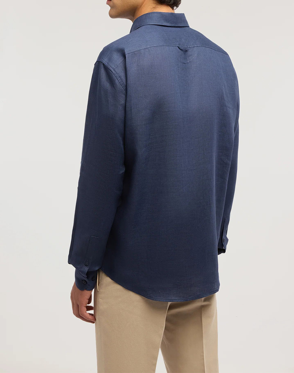 TRUSSARDI REGULAR FIT SHIRT - LINEN