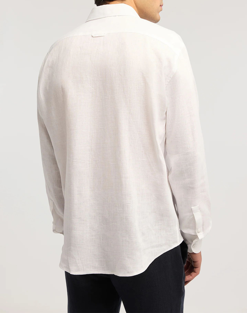 TRUSSARDI REGULAR FIT SHIRT - LINEN