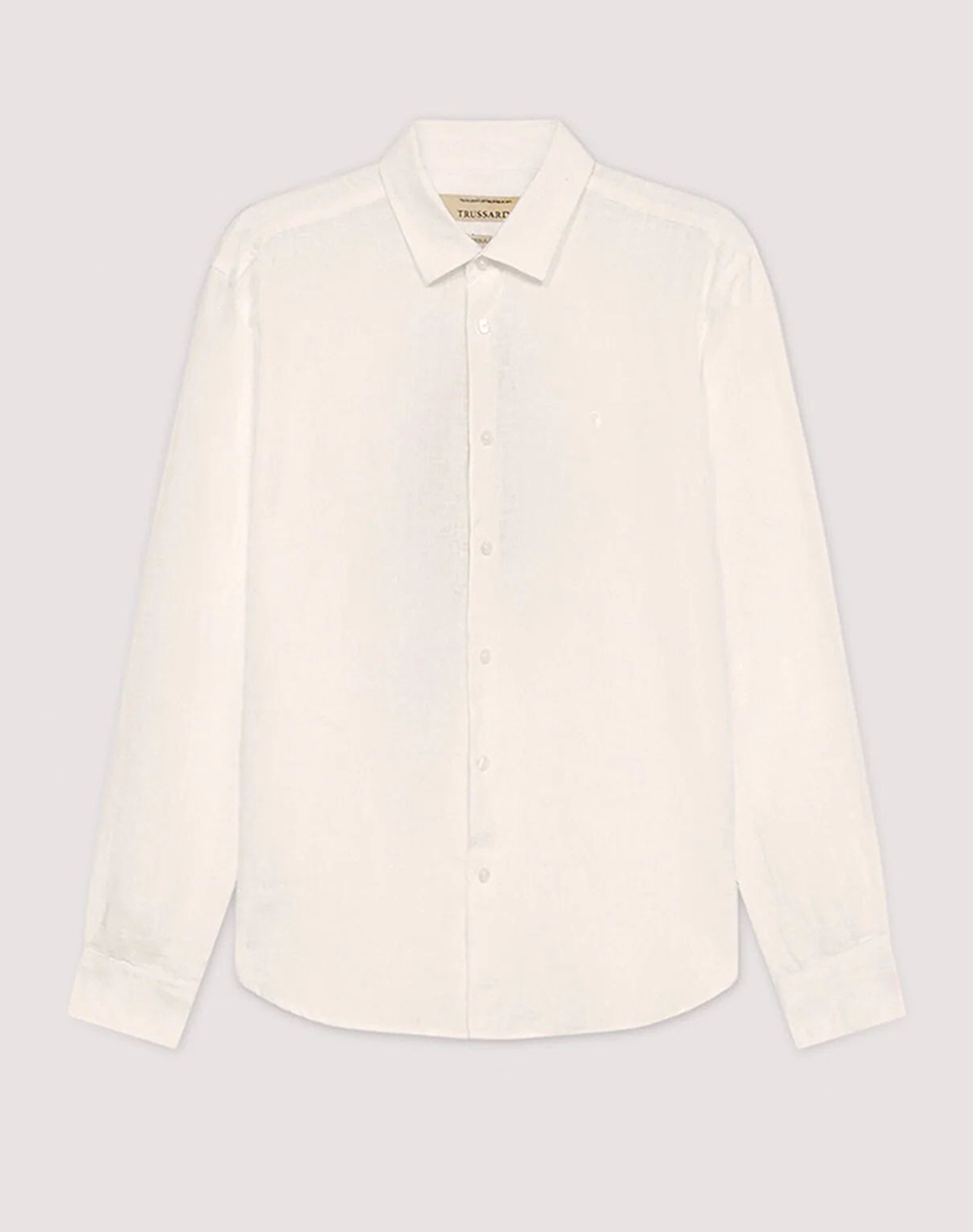 TRUSSARDI REGULAR FIT SHIRT - LINEN