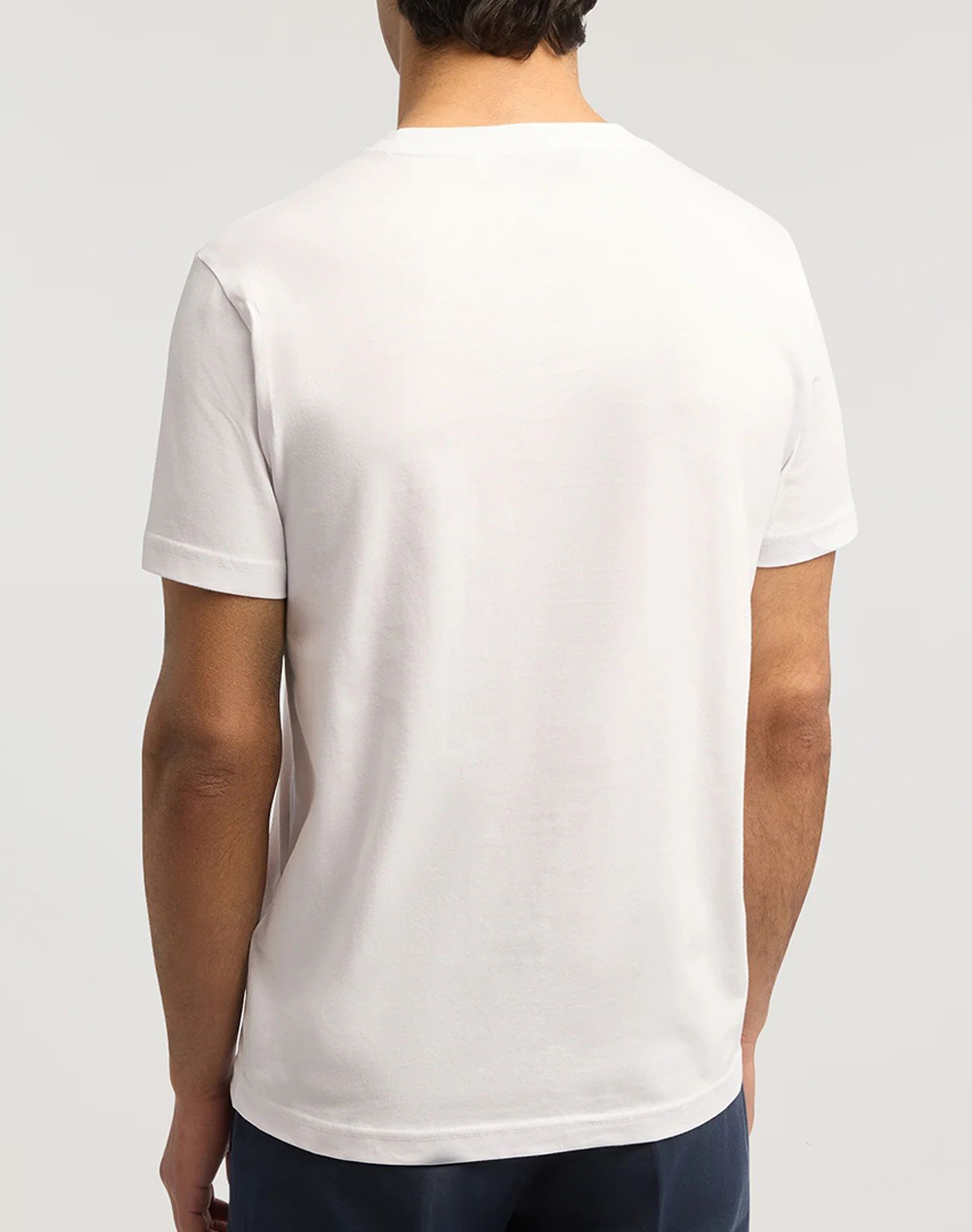 TRUSSARDI REGULAR FIT CHROMED GREYHOUND T-SHIRT