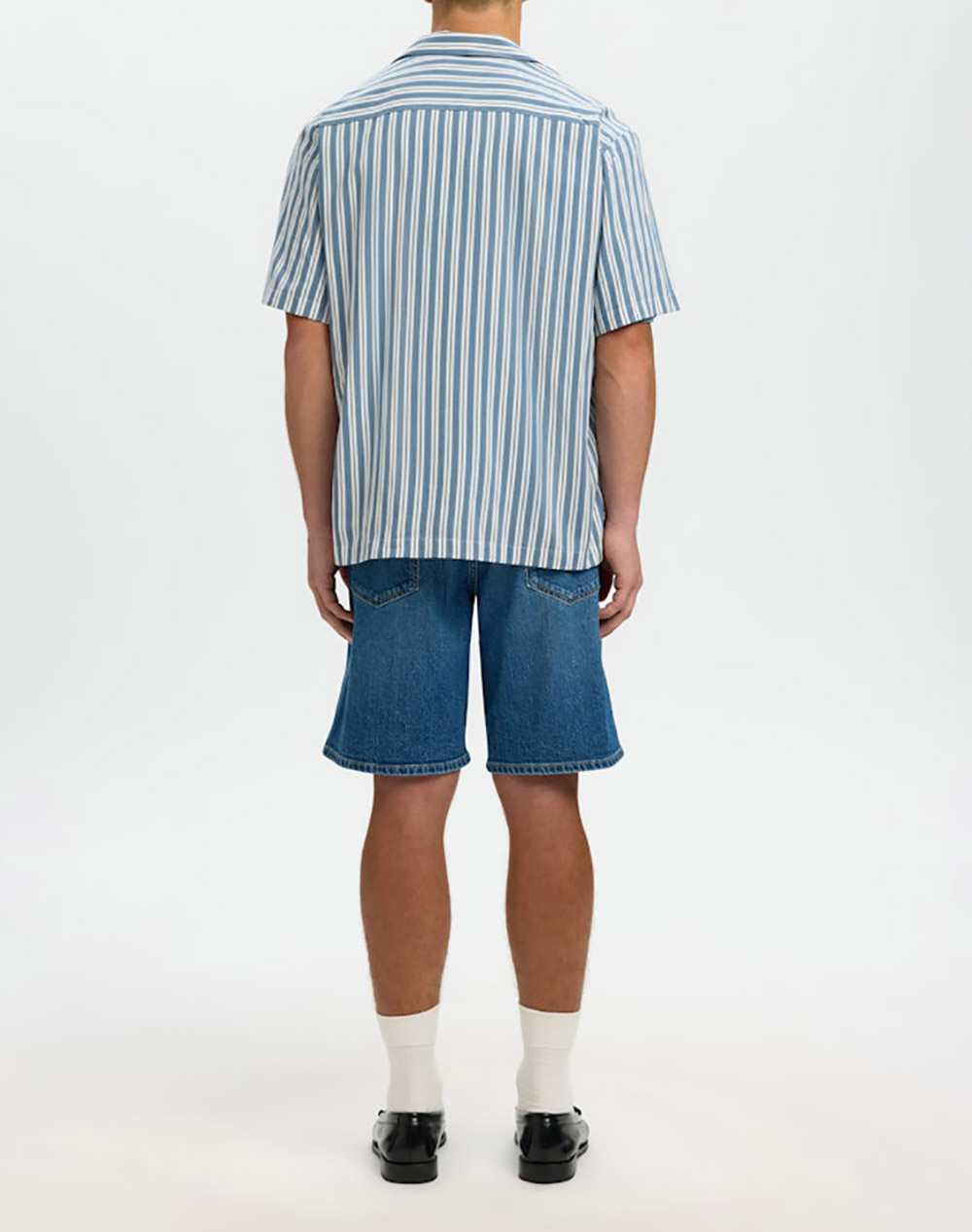 SELECTED SLMCASPER-AIR RLX MIX SS SHIRT