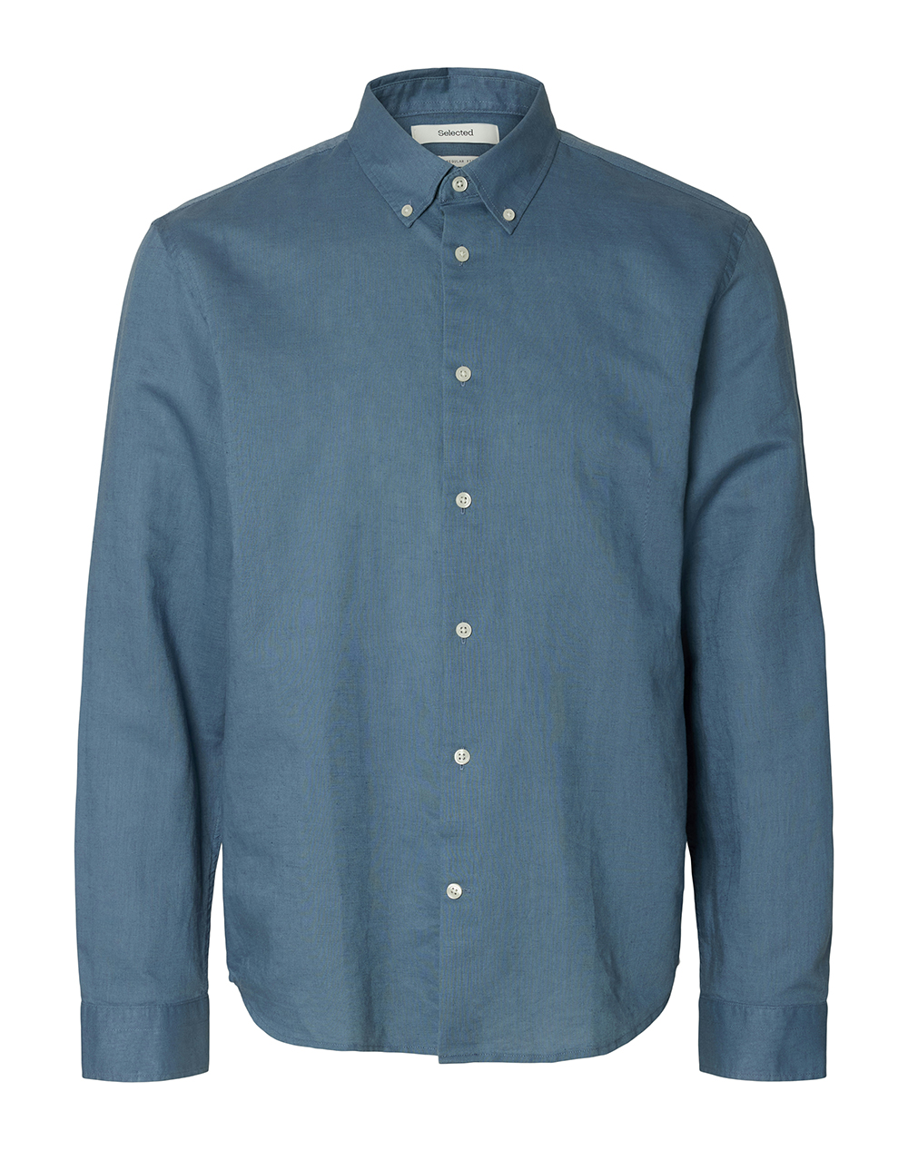SELECTED SLHREGCLAY LINEN BLEND BD LS SHIRT