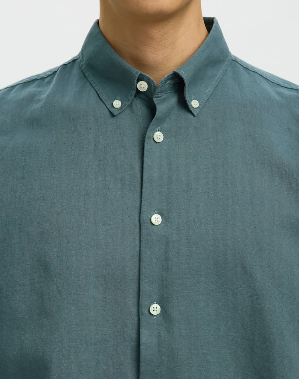 SELECTED SLHREGCLAY LINEN BLEND BD LS SHIRT