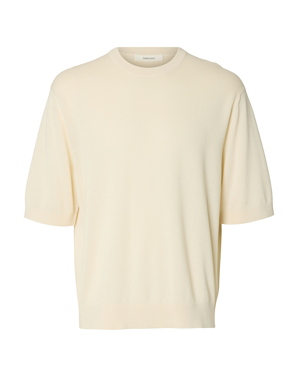 SELECTED SLHTORINO SS RELAXED STRUCTURE CREW NECK