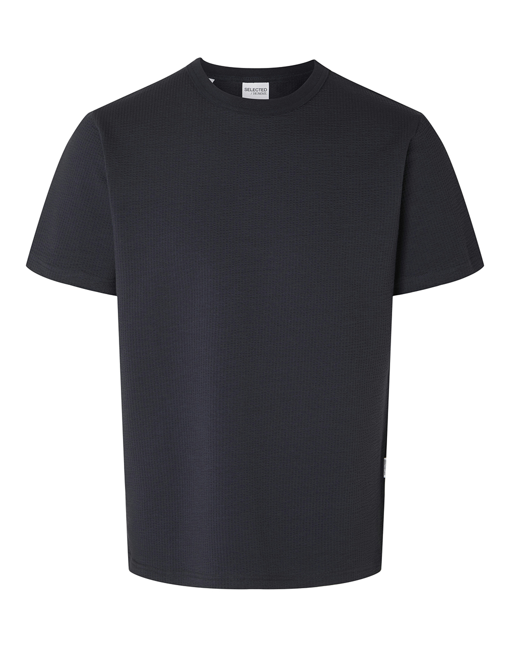 SELECTED SLMSANDER SEERSUCKER SS O-NECK TEE