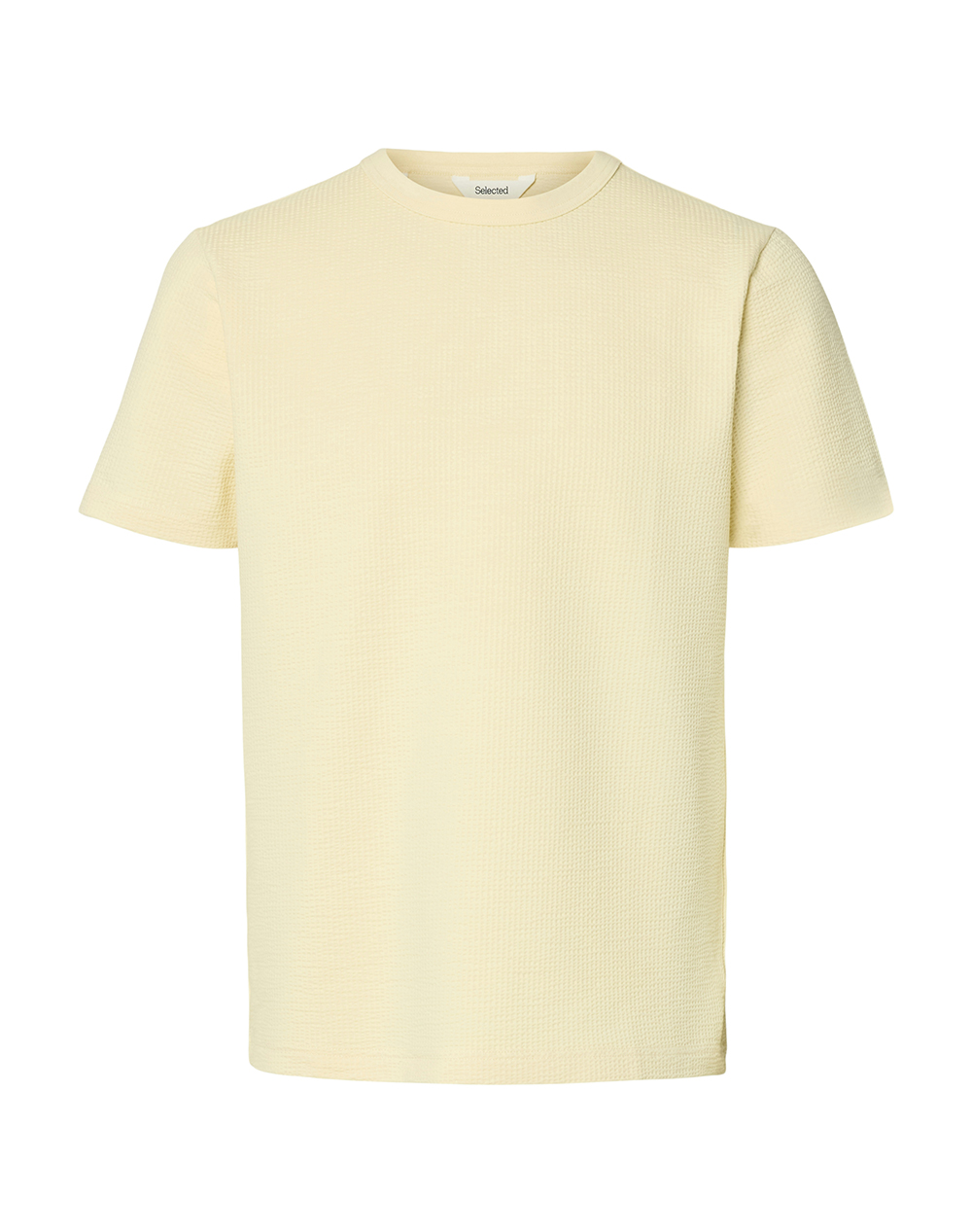SELECTED SLMSANDER SEERSUCKER SS O-NECK TEE