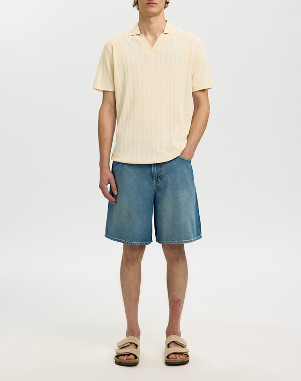 SELECTED SLHTRAVIS SS POLO
