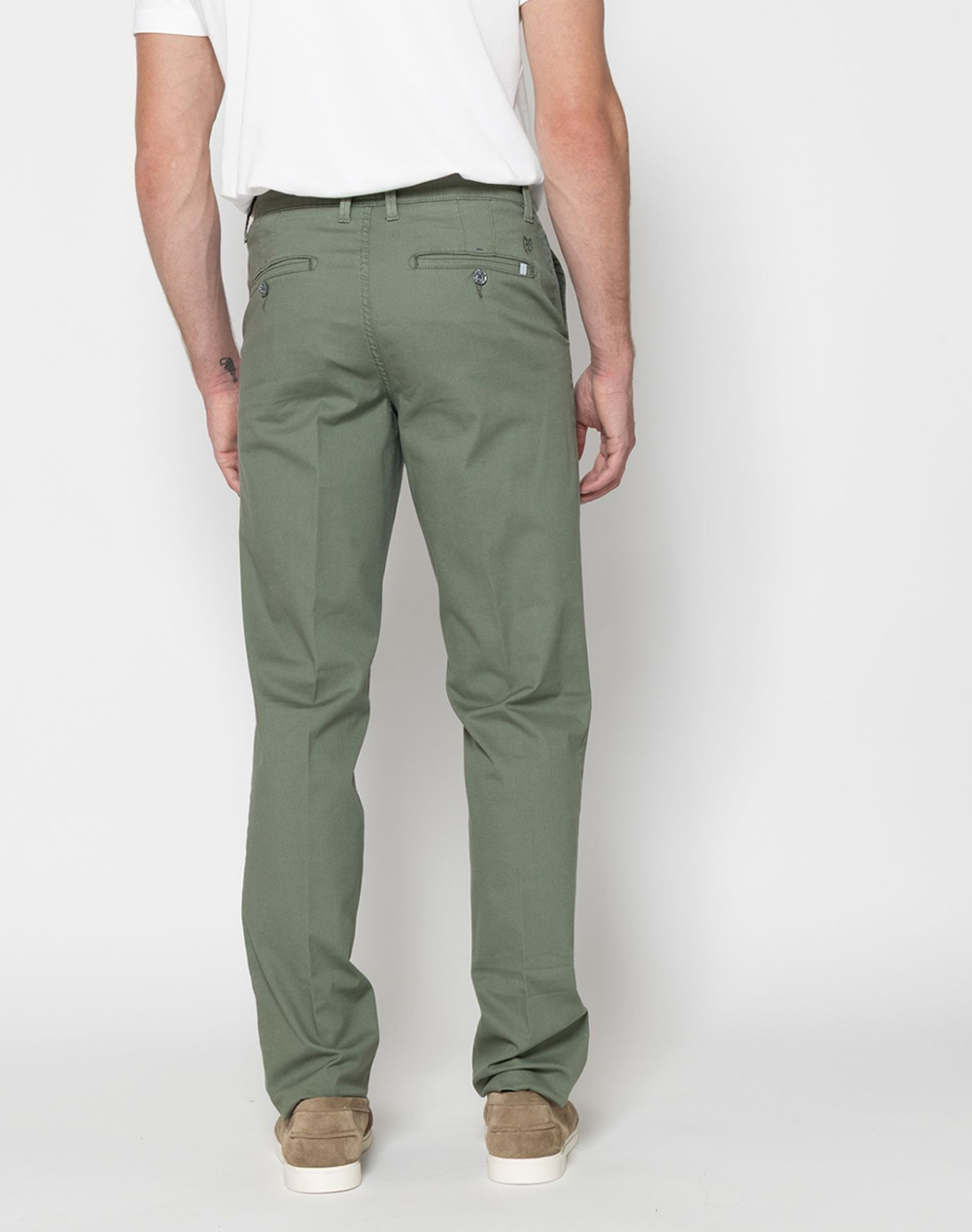THE BOSTONIANS TROUSERS CHINOS DOBBY REGULAR FIT