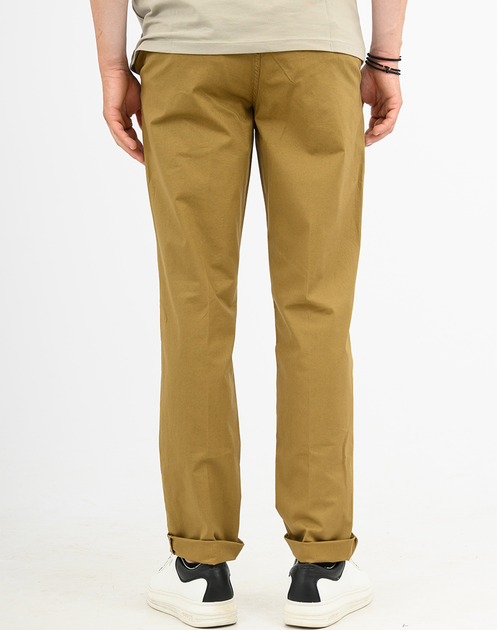 THE BOSTONIANS TROUSERS CHINOS DOBBY REGULAR FIT