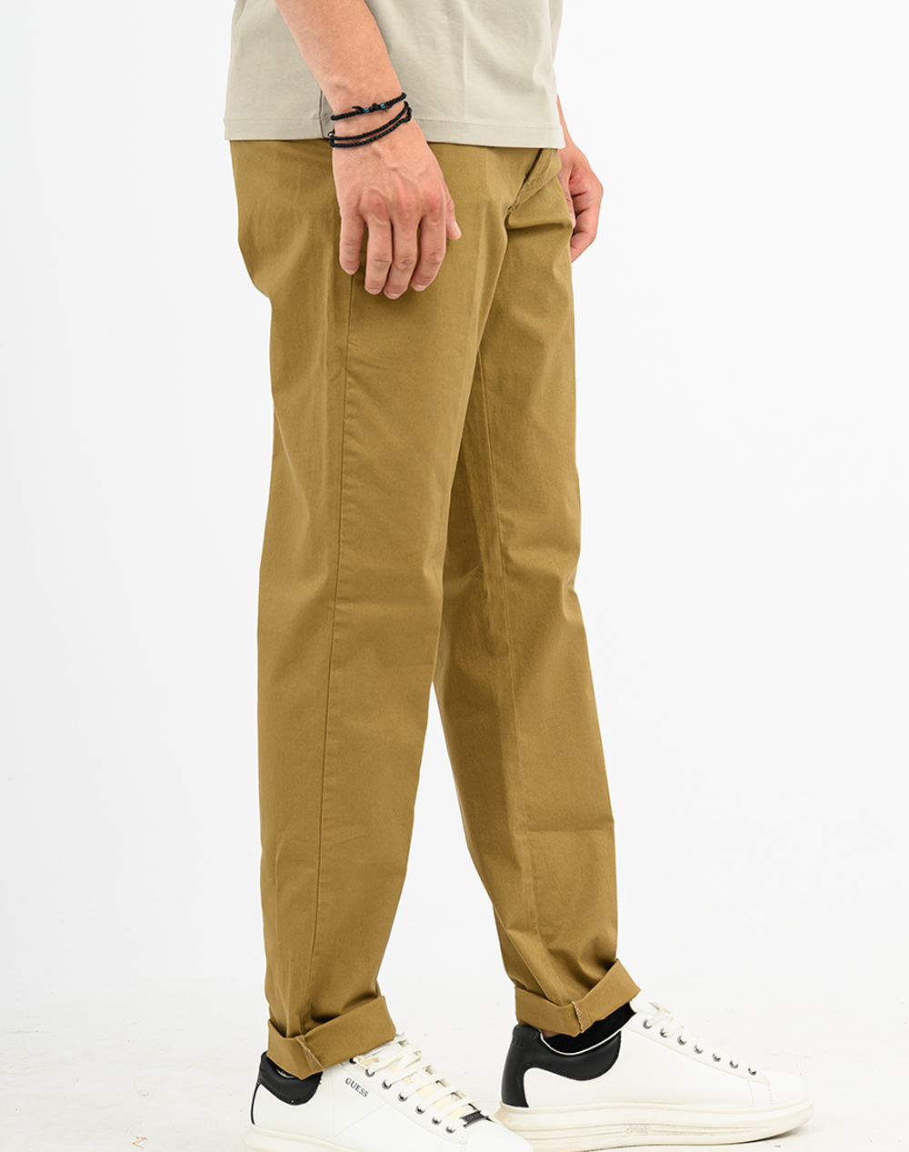 THE BOSTONIANS TROUSERS CHINOS DOBBY REGULAR FIT