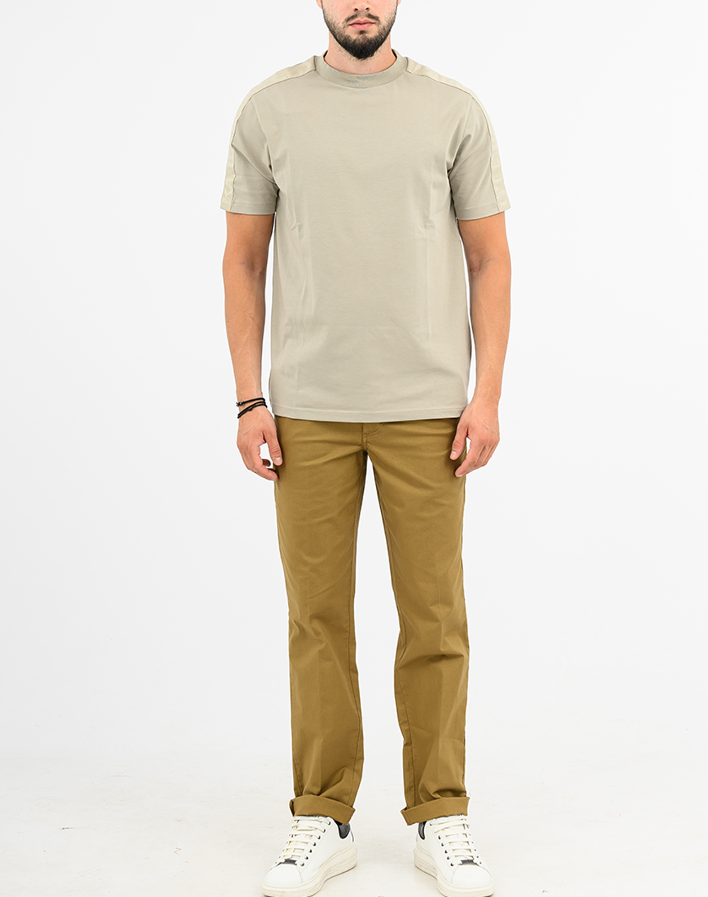 THE BOSTONIANS TROUSERS CHINOS DOBBY REGULAR FIT