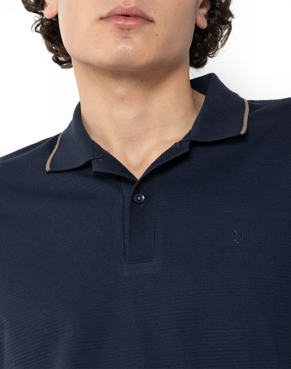 THE BOSTONIANS БЛУЗА POLO PIQUE WAFFLE REGULAR FIT