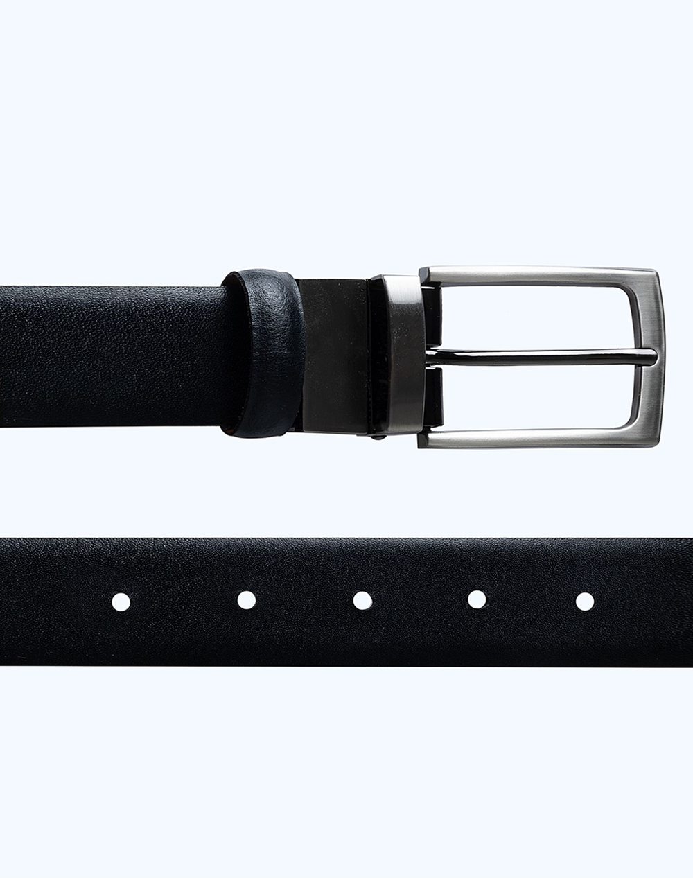 THE BOSTONIANS LEATHER BELT FORMAL REVERSIBLE