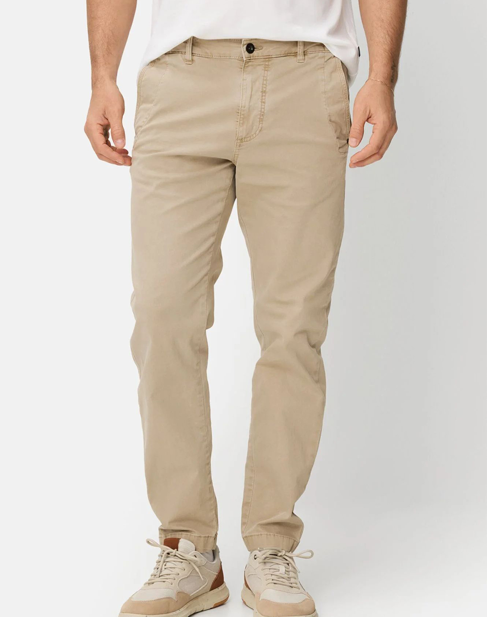 CAMEL Trousers Chino Regular-2way stretch-safety pocket