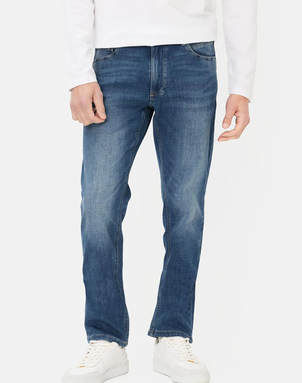 CAMEL ACTIVE TROUSERS light DENIM Regular Fit fleXXXactive