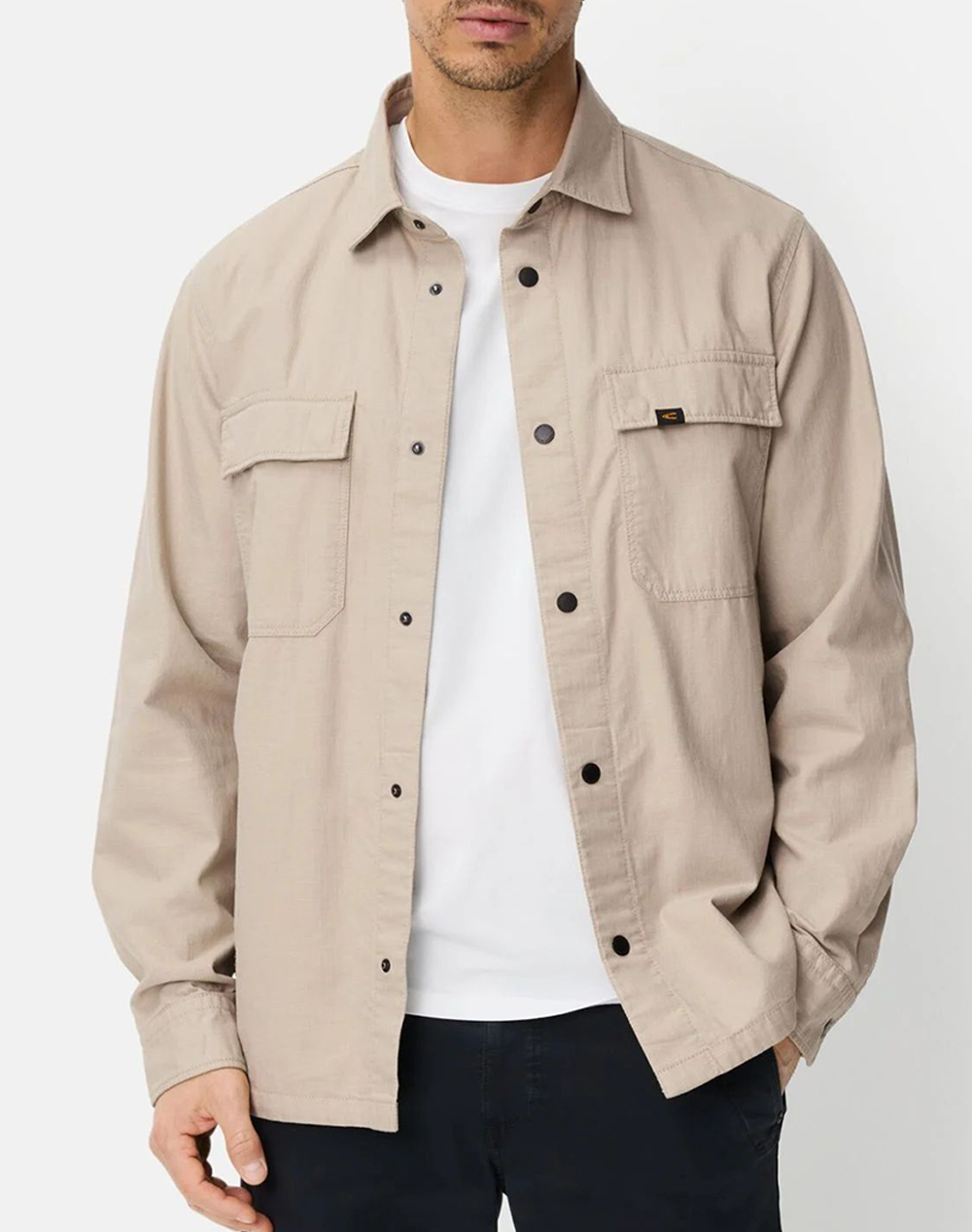 CAMEL РИЗА Overshirt SOLID