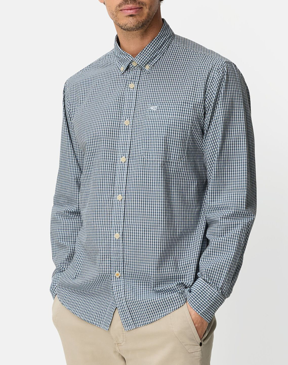 CAMEL ACTIVE SHIRT Μ.Μ B.D. vishy small check