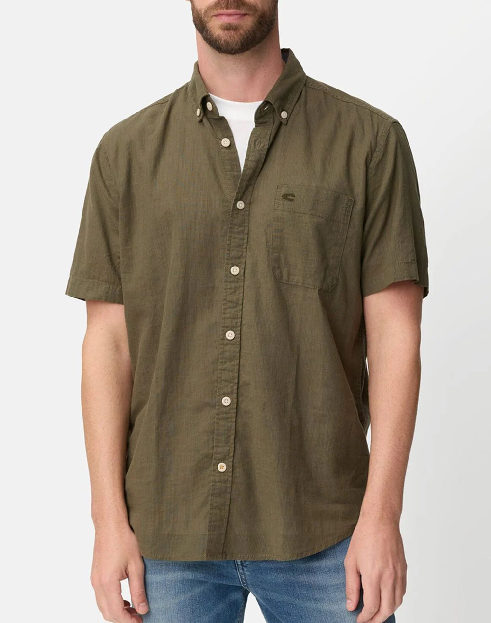 CAMEL ACTIVE SHIRT Κ.Μ. stripes B.D.