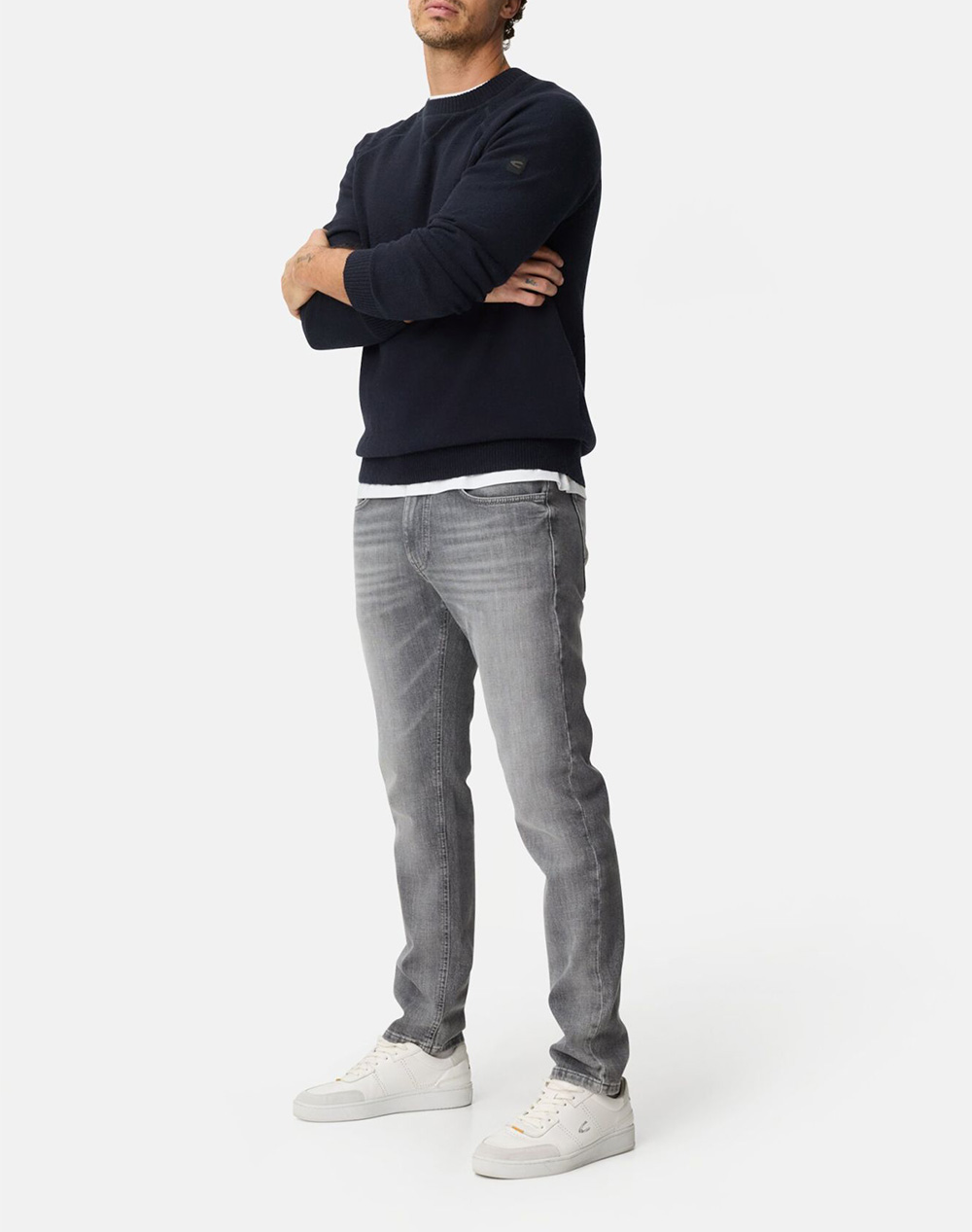 CAMEL ПЛЕТЕНА БЛУЗА crew neck