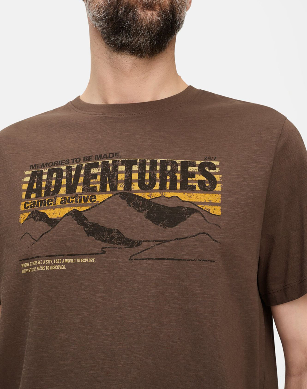 CAMEL T-Shirt Κ.Μ. Printed
