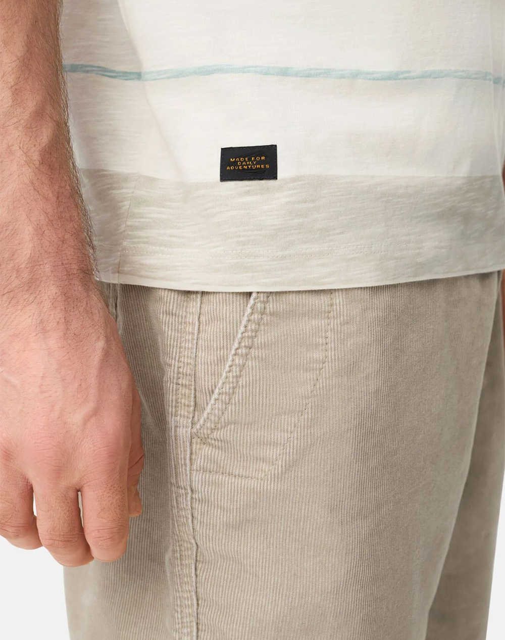 CAMEL ACTIVE POLO Κ.Μ. Jersey horizontal stripes