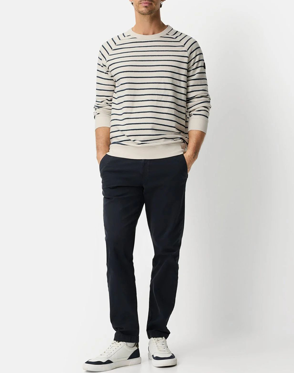 CAMEL Sweatshirt stripes