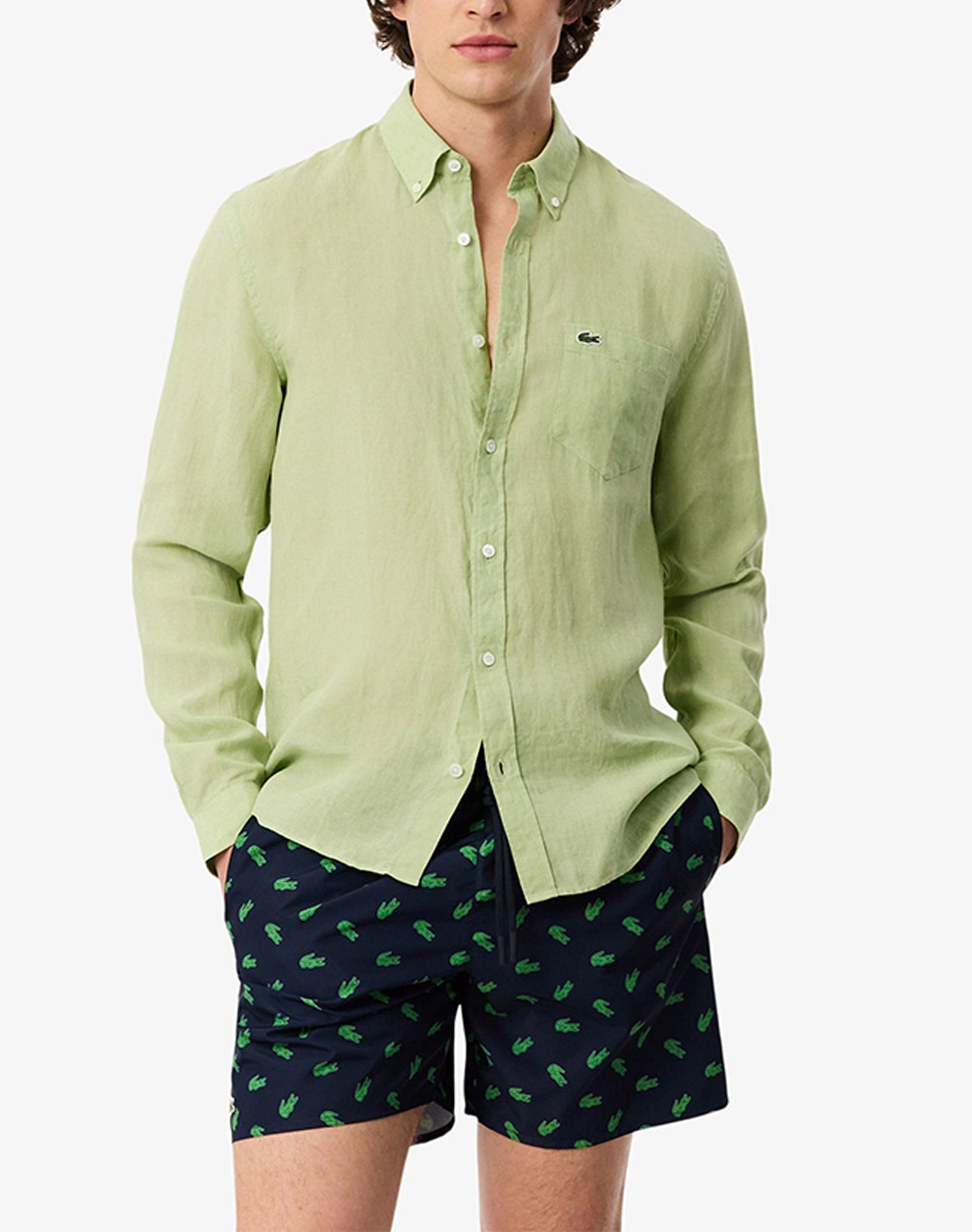 LACOSTE РИЗА ΜΜ L SLEEVED SHIRT
