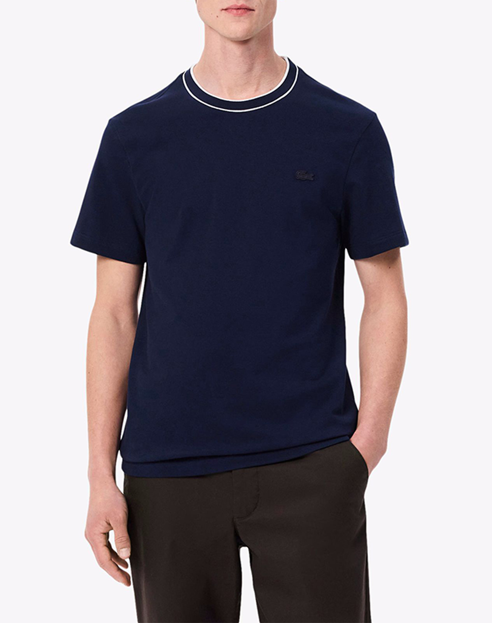 Lacoste блуза kmtee-shirt ss male t-shirt синьо