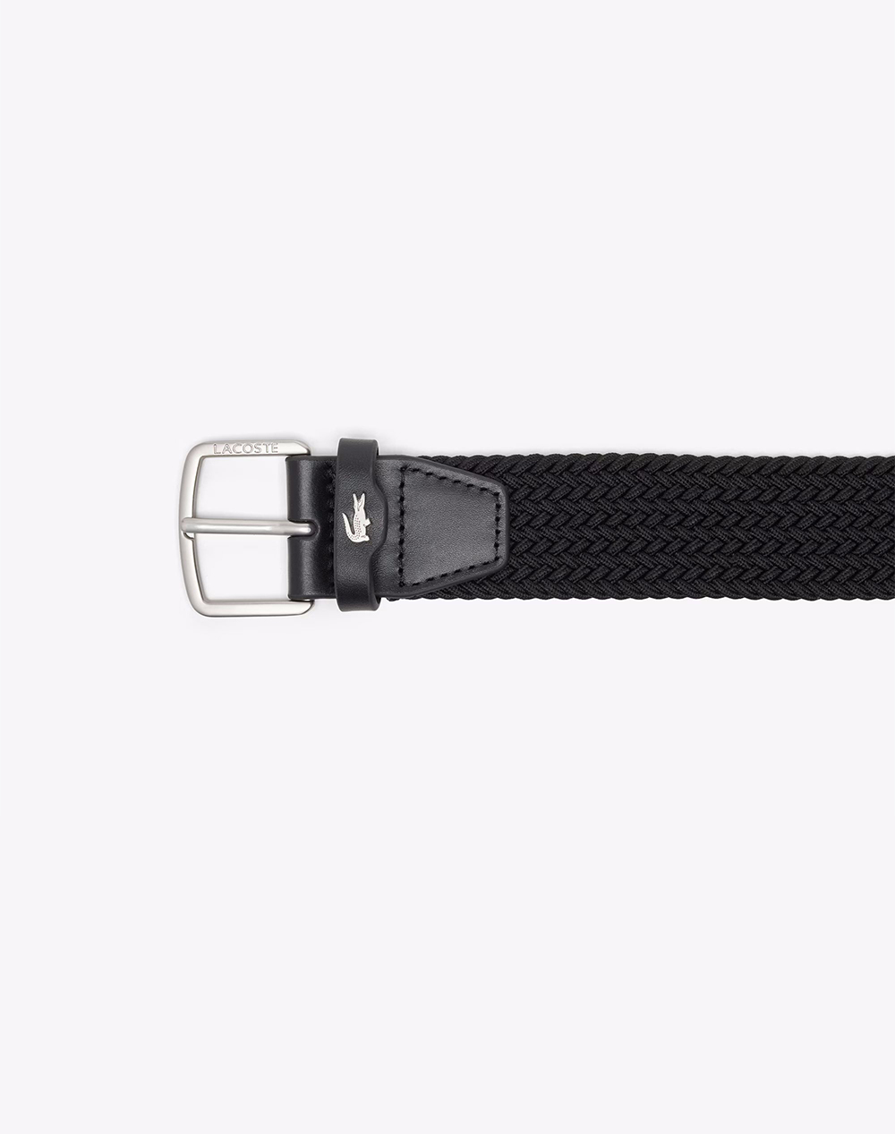 LACOSTE MENS BELT35 STRETCH WOWEN BELT