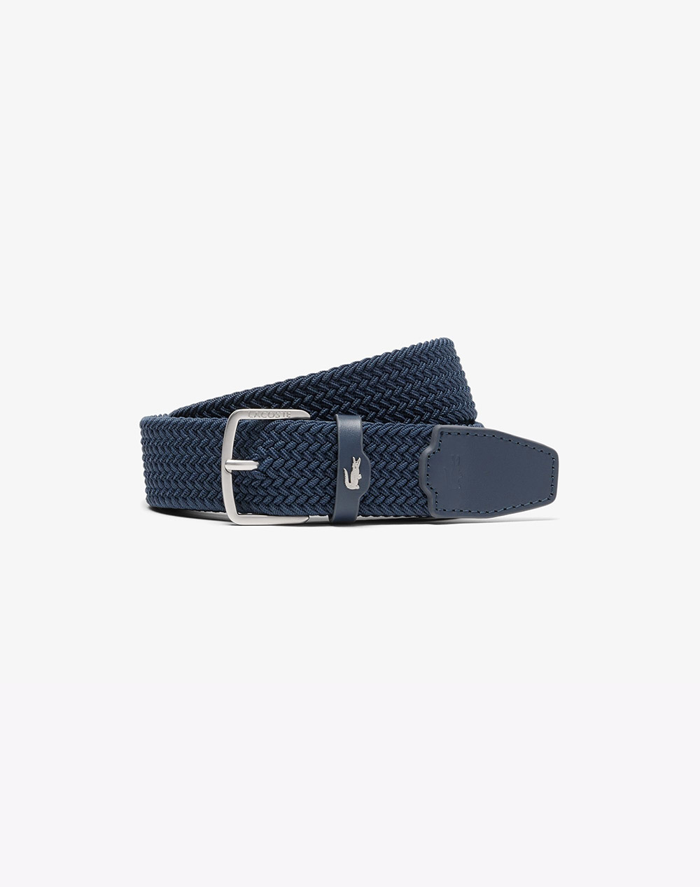 LACOSTE MENS BELT35 STRETCH WOWEN BELT