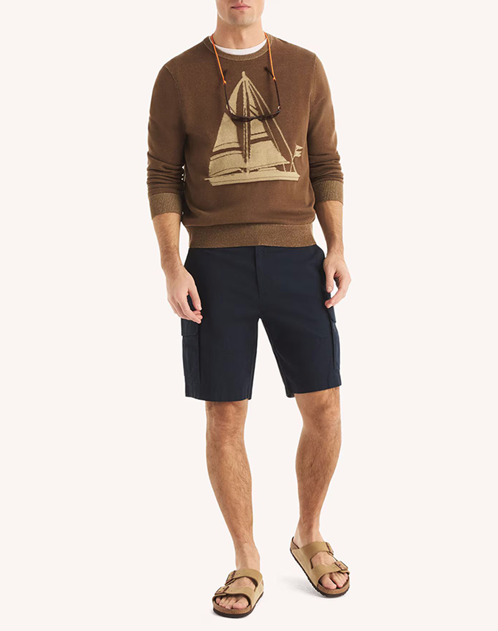 NAUTICA BERMUDA 9.5 STRETCH RIPSTOP NAVIGATOR CARGOSHORT