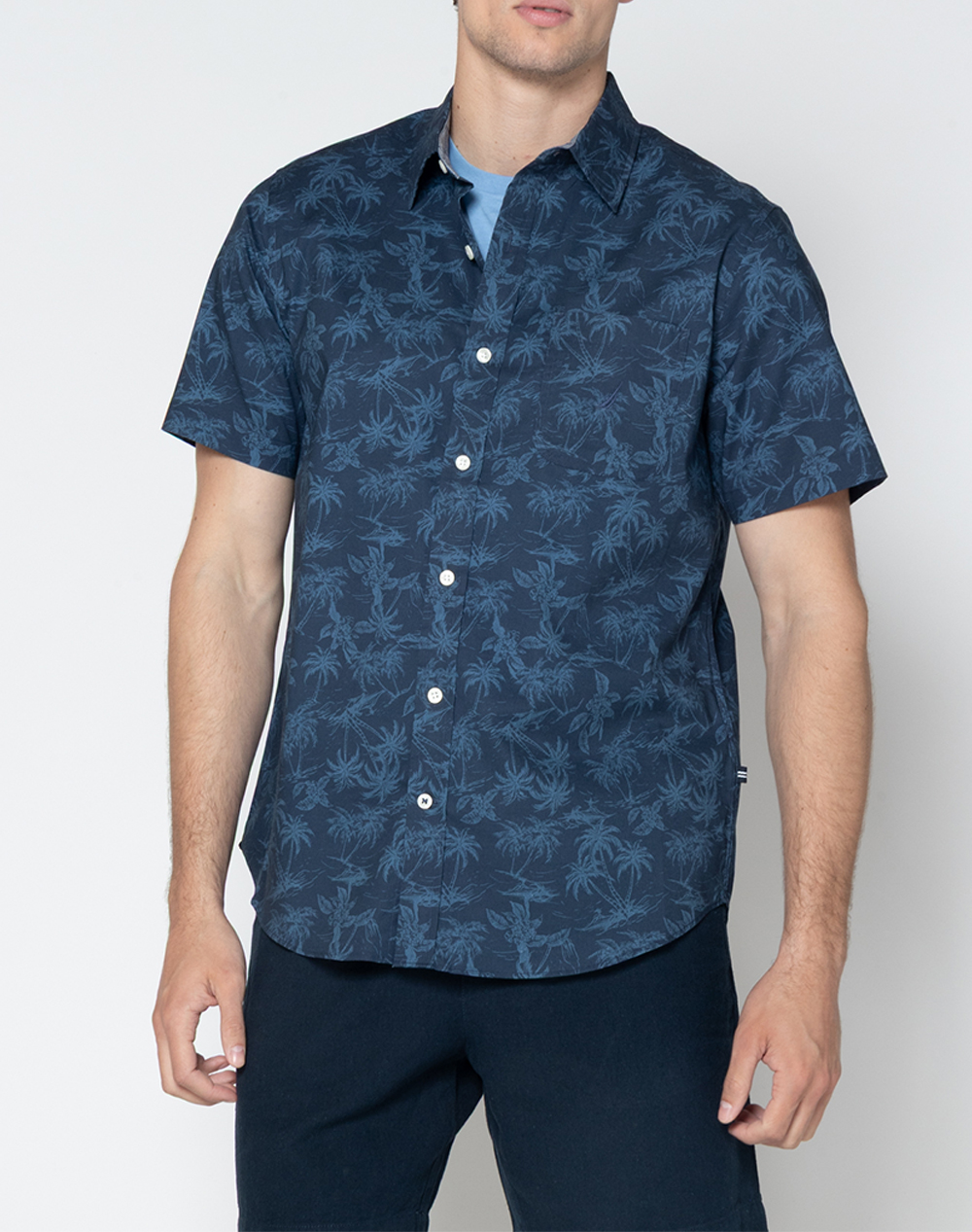 NAUTICA РИЗА ΚΜ SUS. S/S TENCEL PRINT