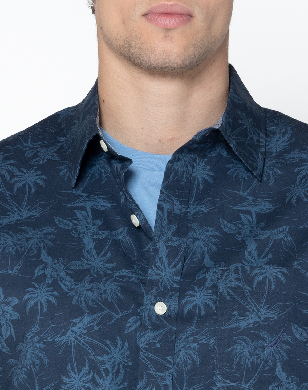 NAUTICA РИЗА ΚΜ SUS. S/S TENCEL PRINT