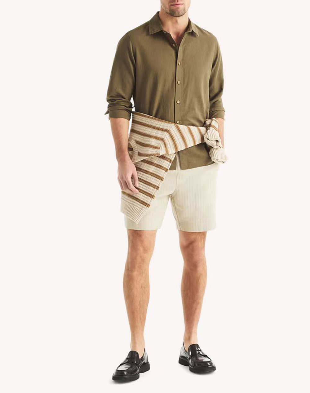 NAUTICA РИЗА ΜΜ L/S LINEN SOLID FCA