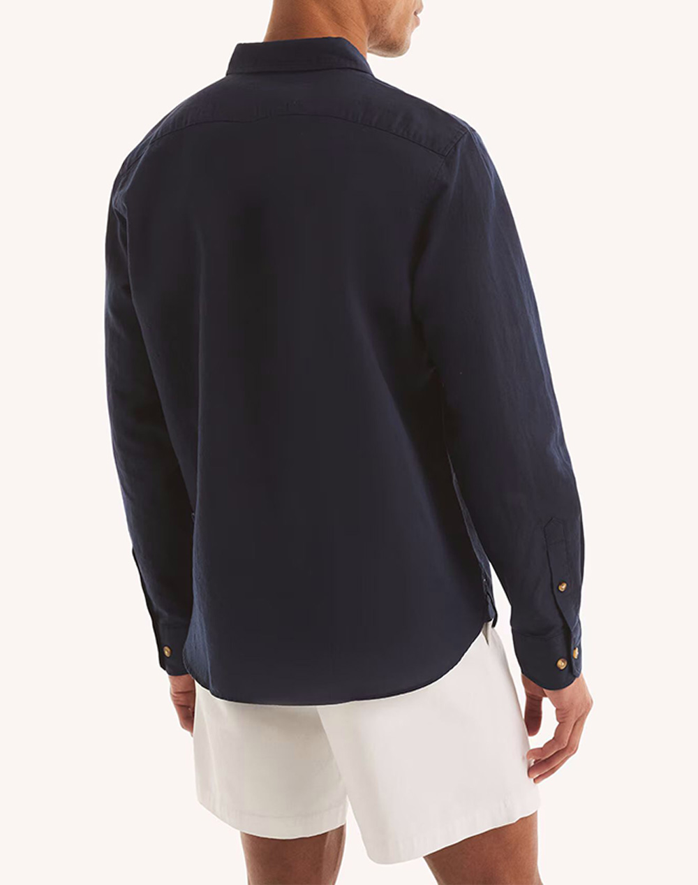 NAUTICA РИЗА ΜΜ L/S LINEN SOLID FCA