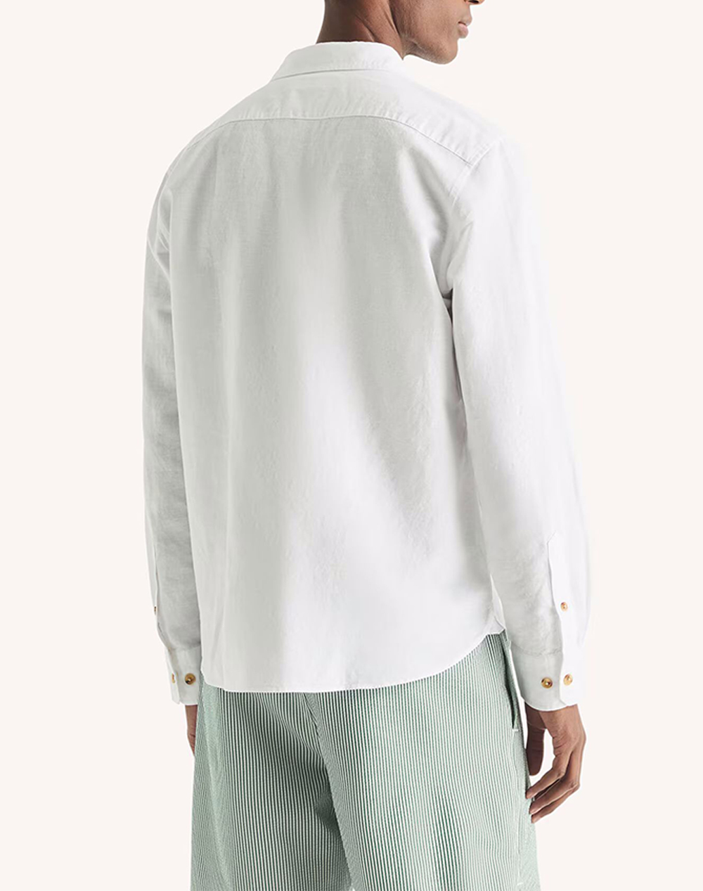 NAUTICA РИЗА ΜΜ L/S LINEN SOLID FCA