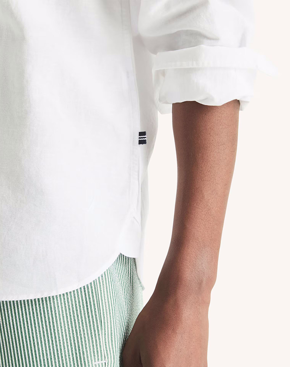NAUTICA РИЗА ΜΜ L/S LINEN SOLID FCA