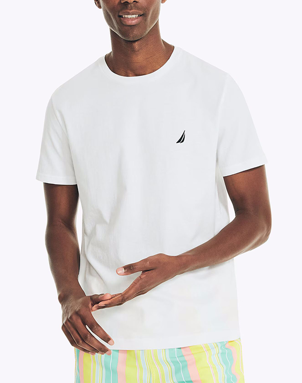 NAUTICA BLOUSE T-SHIRT KM S/S T-SHIRTS CREW TEE