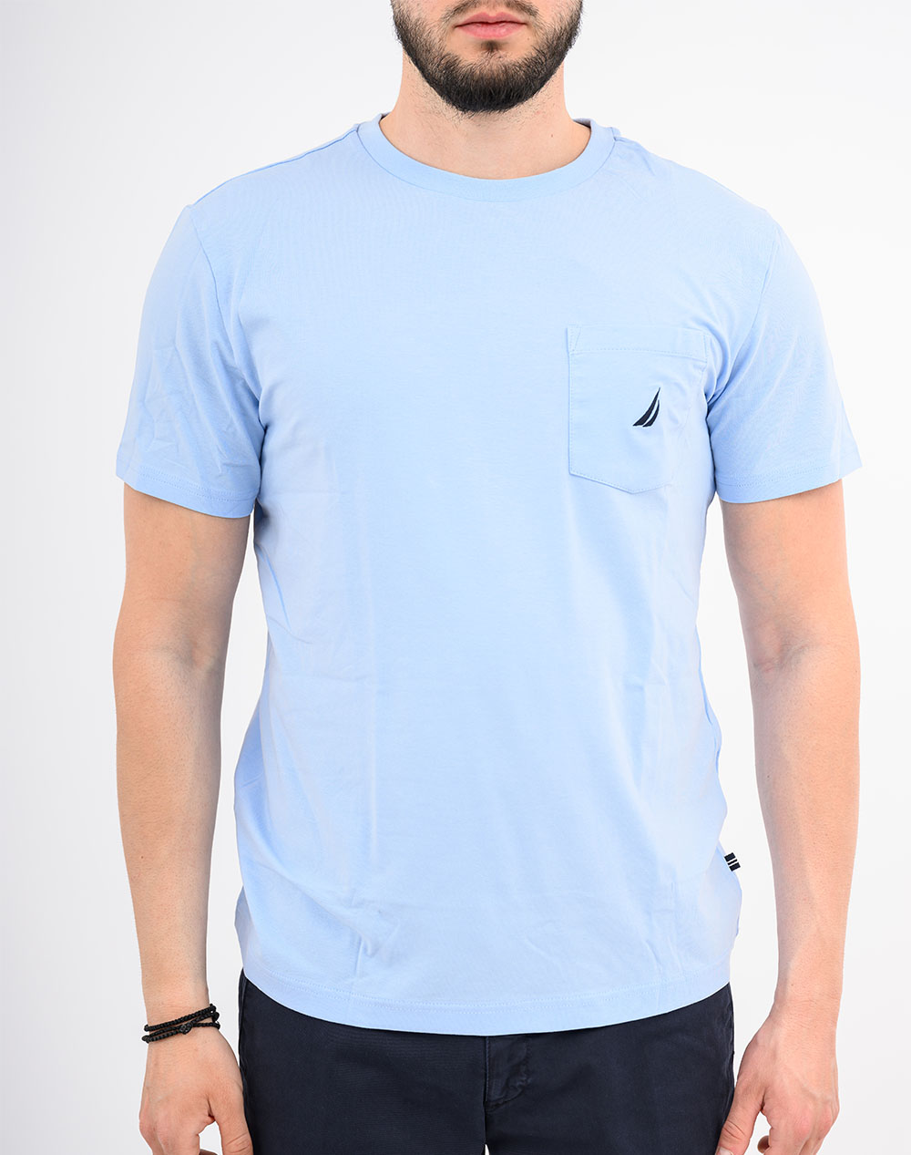 NAUTICA BLOUSE T-SHIRT ΚΜ SS ANCHOR POCKET TEE