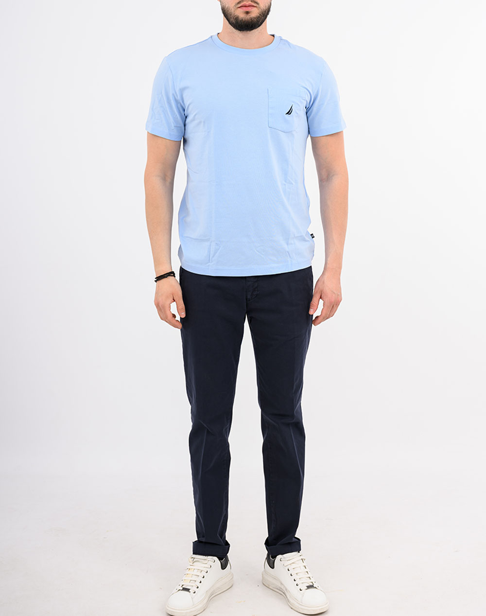 NAUTICA BLOUSE T-SHIRT ΚΜ SS ANCHOR POCKET TEE