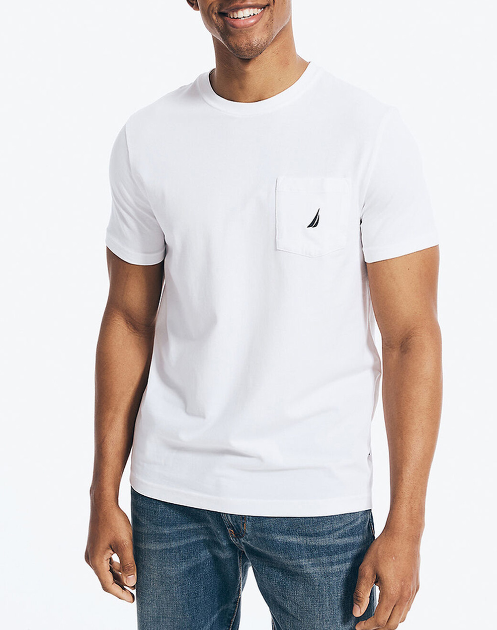 NAUTICA BLOUSE T-SHIRT ΚΜ SS ANCHOR POCKET TEE