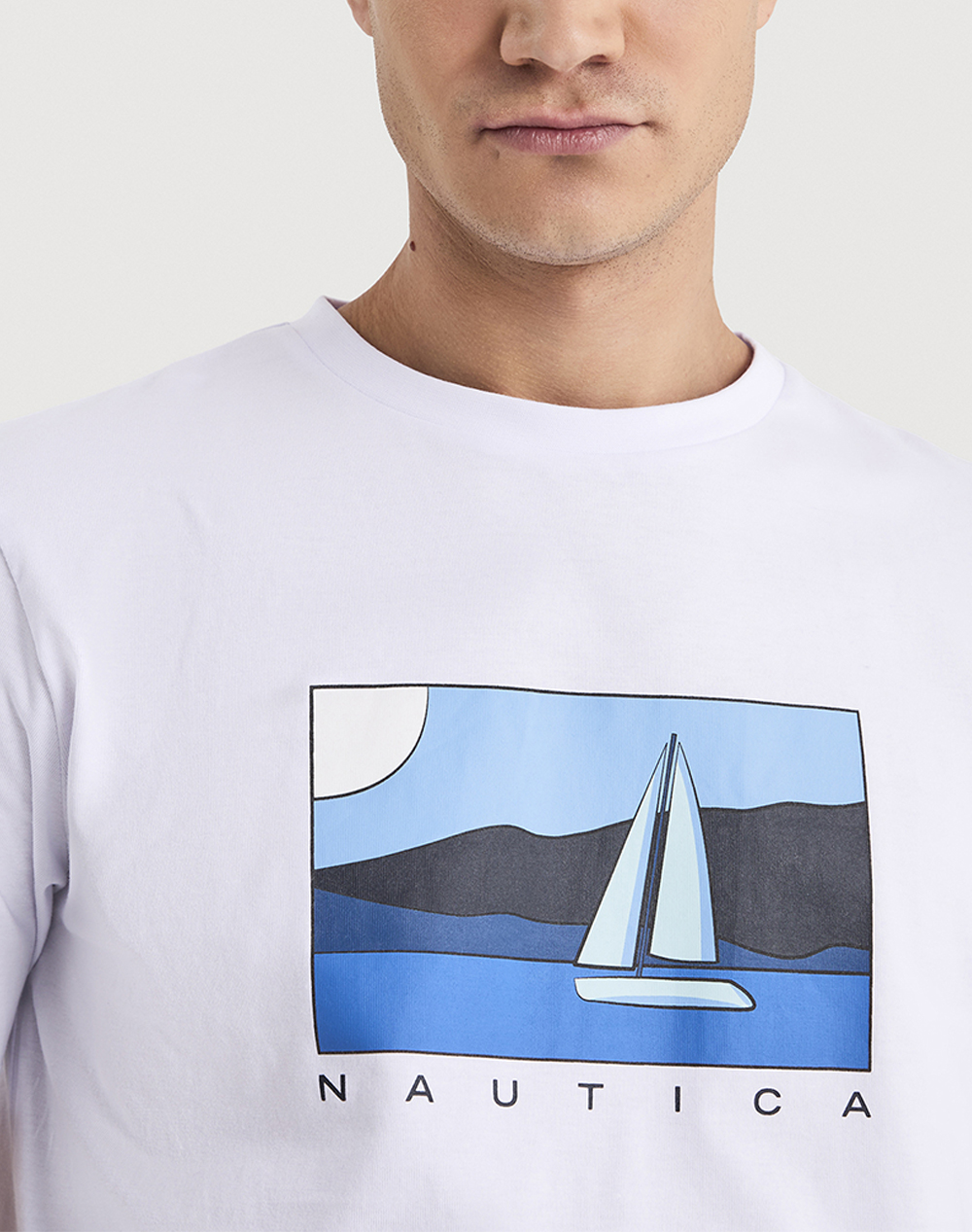 NAUTICA БЛУЗА T-SHIRT KM Tay T-Shirt