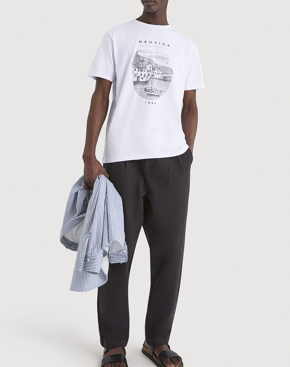 NAUTICA БЛУЗА T-SHIRT KM Kanan T-Shirt