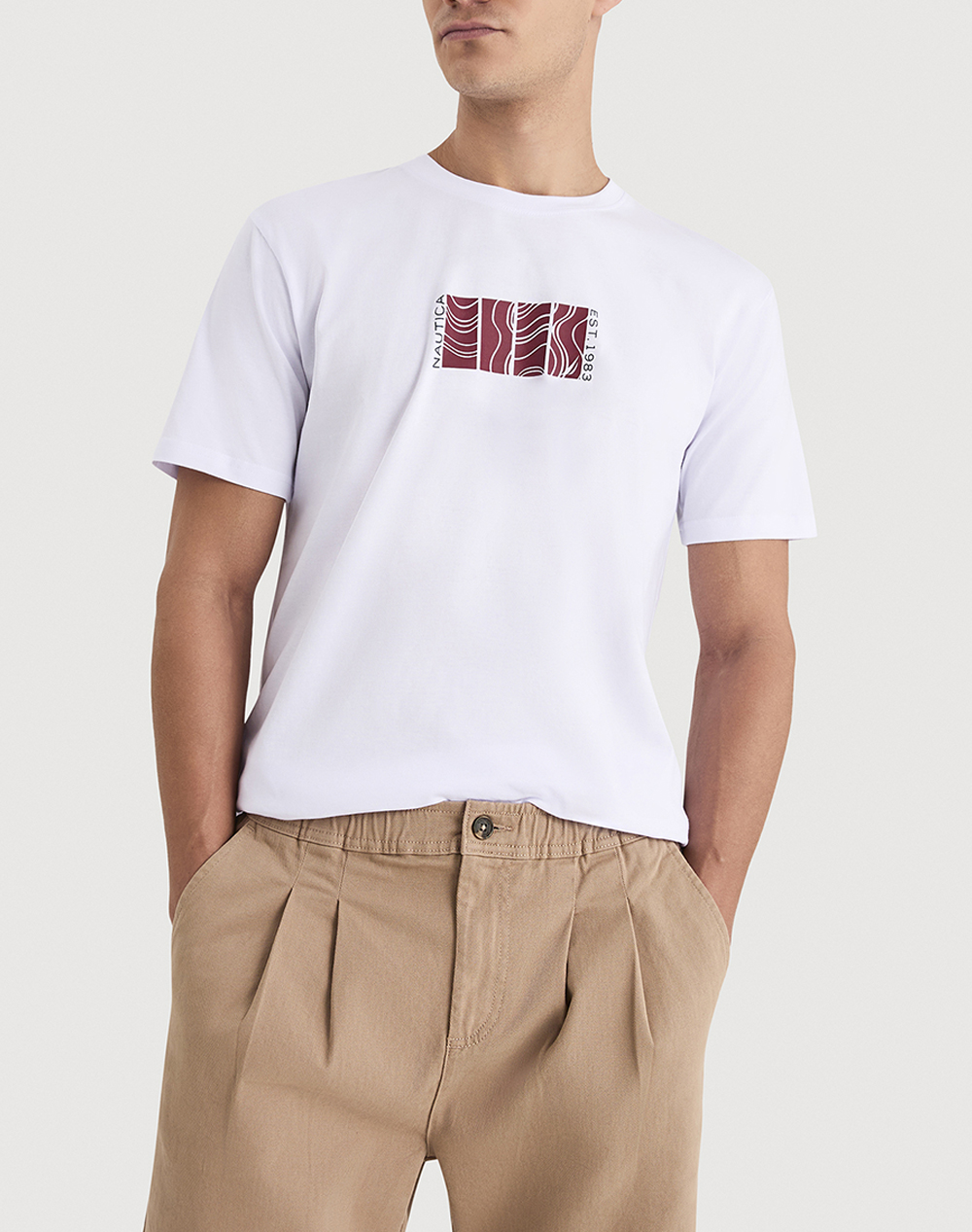 NAUTICA БЛУЗА T-SHIRT KM Parrett T-Shirt