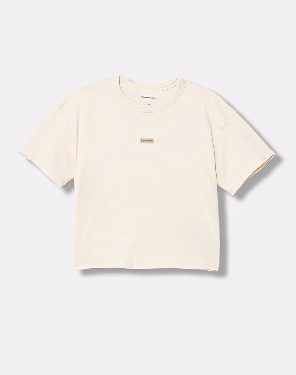 CALVIN KLEIN JEANS FOLDED LOGO LABEL S/S T-SHIRT
