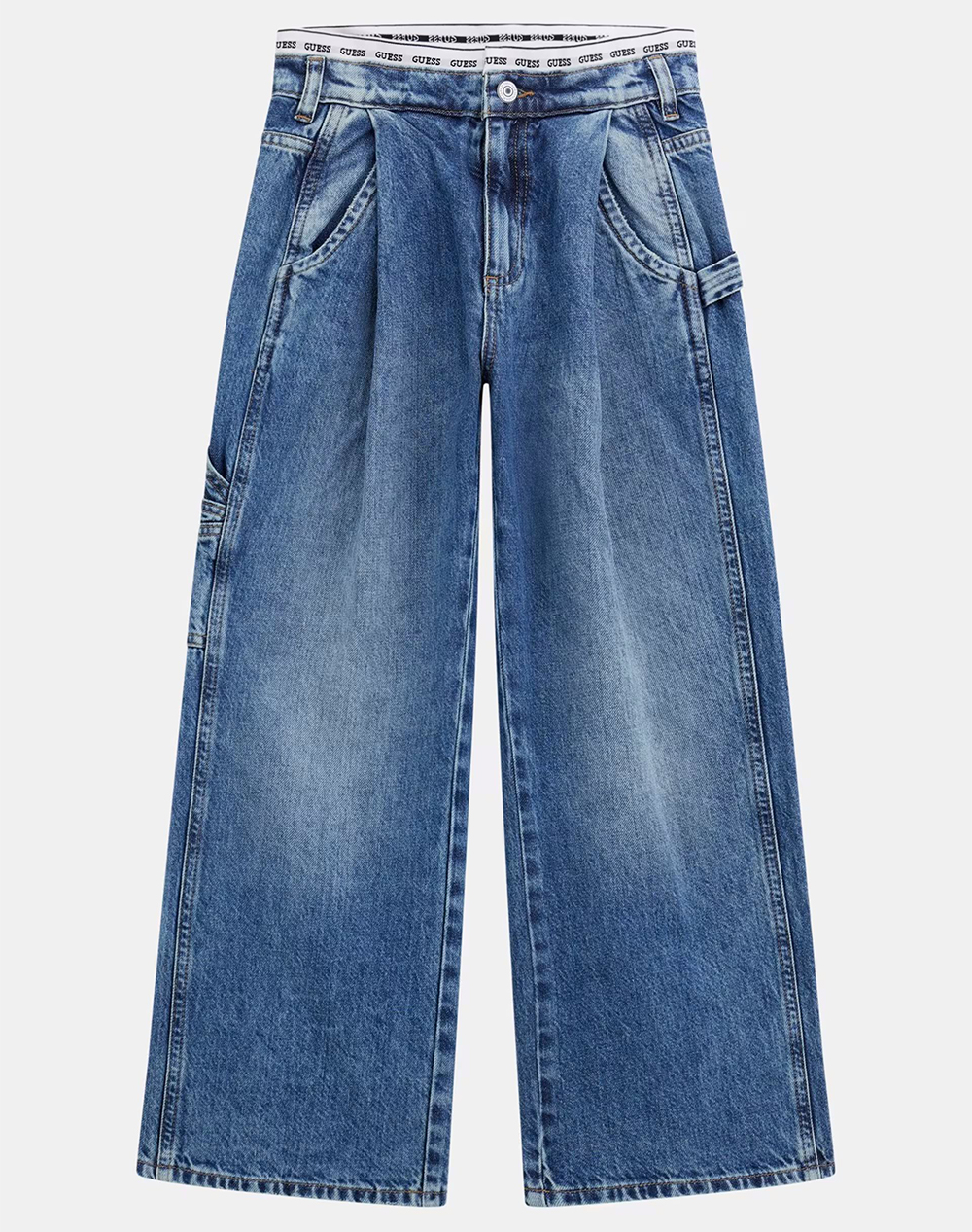 GUESS KIDS RIGID DENIM FASHION FIT PANTS ДЕТСКИ ПАНТАЛОНИ GIRL