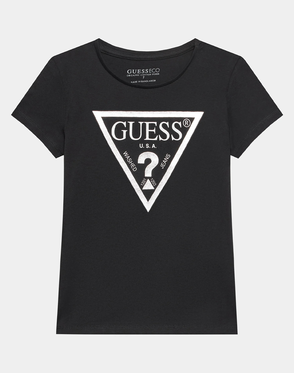 Guess ss t-shirt_core детска блуза girl female блузи черно