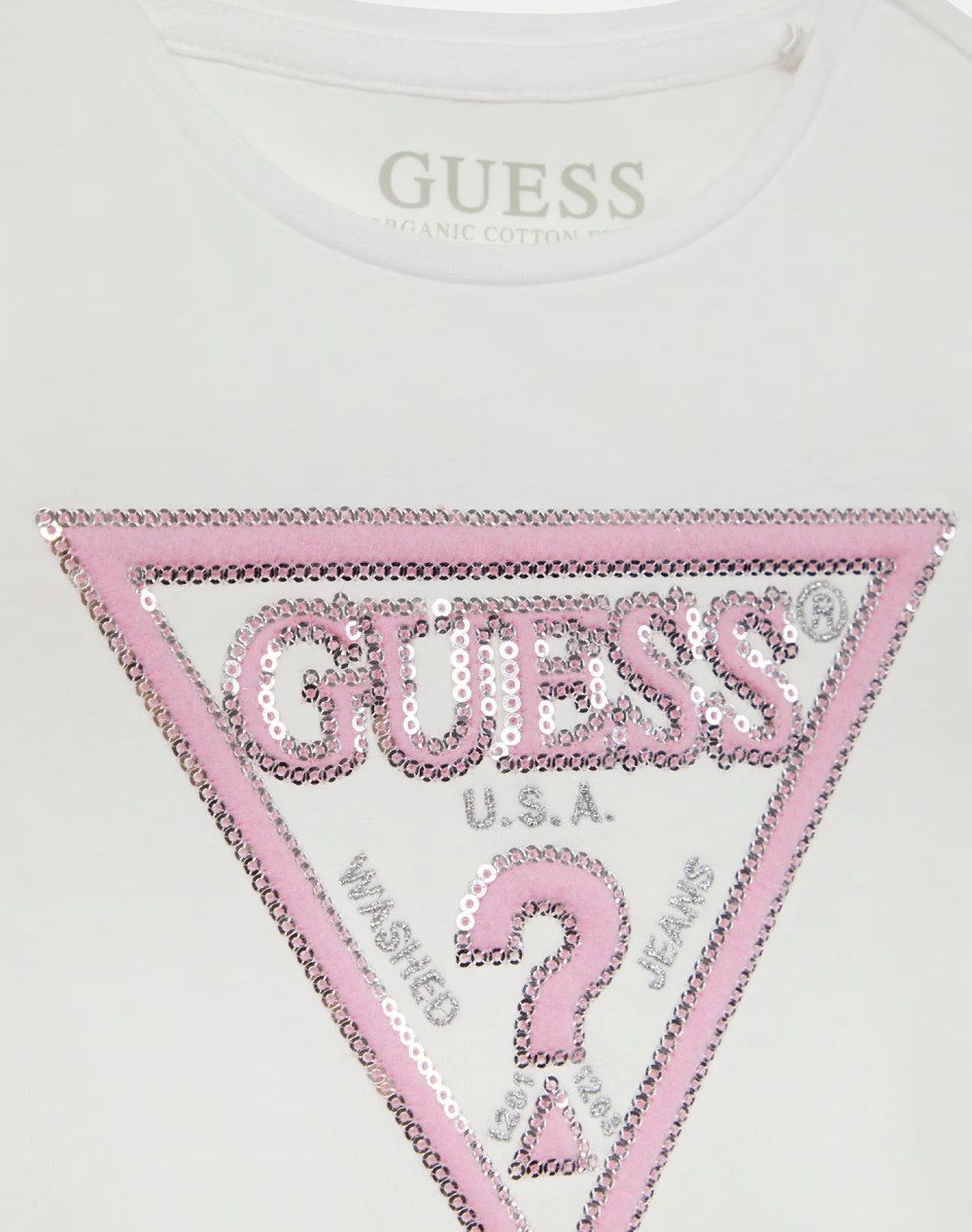 GUESS HIGH LOW SS T-SHIRT ДЕТСКА БЛУЗА GIRL