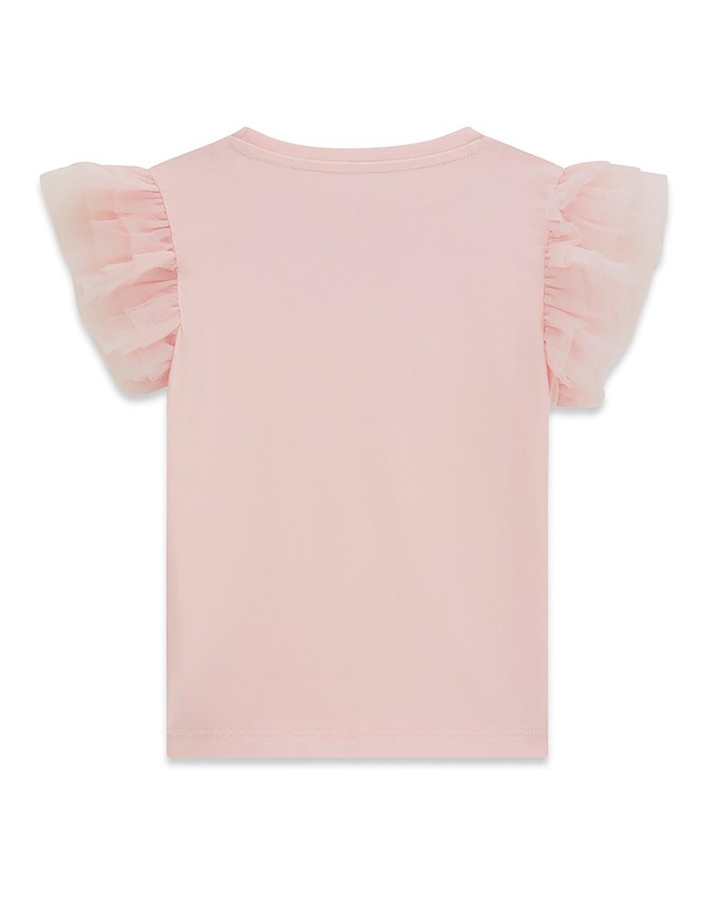 GUESS SS T-SHIRT W/MESH FRILL Детска блуза GIRL
